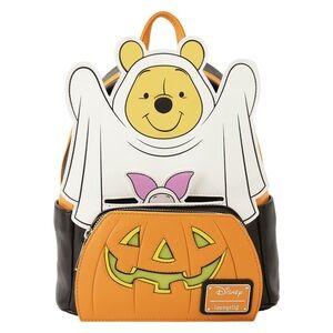 NWT Limited Edition LF Exclusive Pooh & Piglet Halloween Light Up Mini Backpack